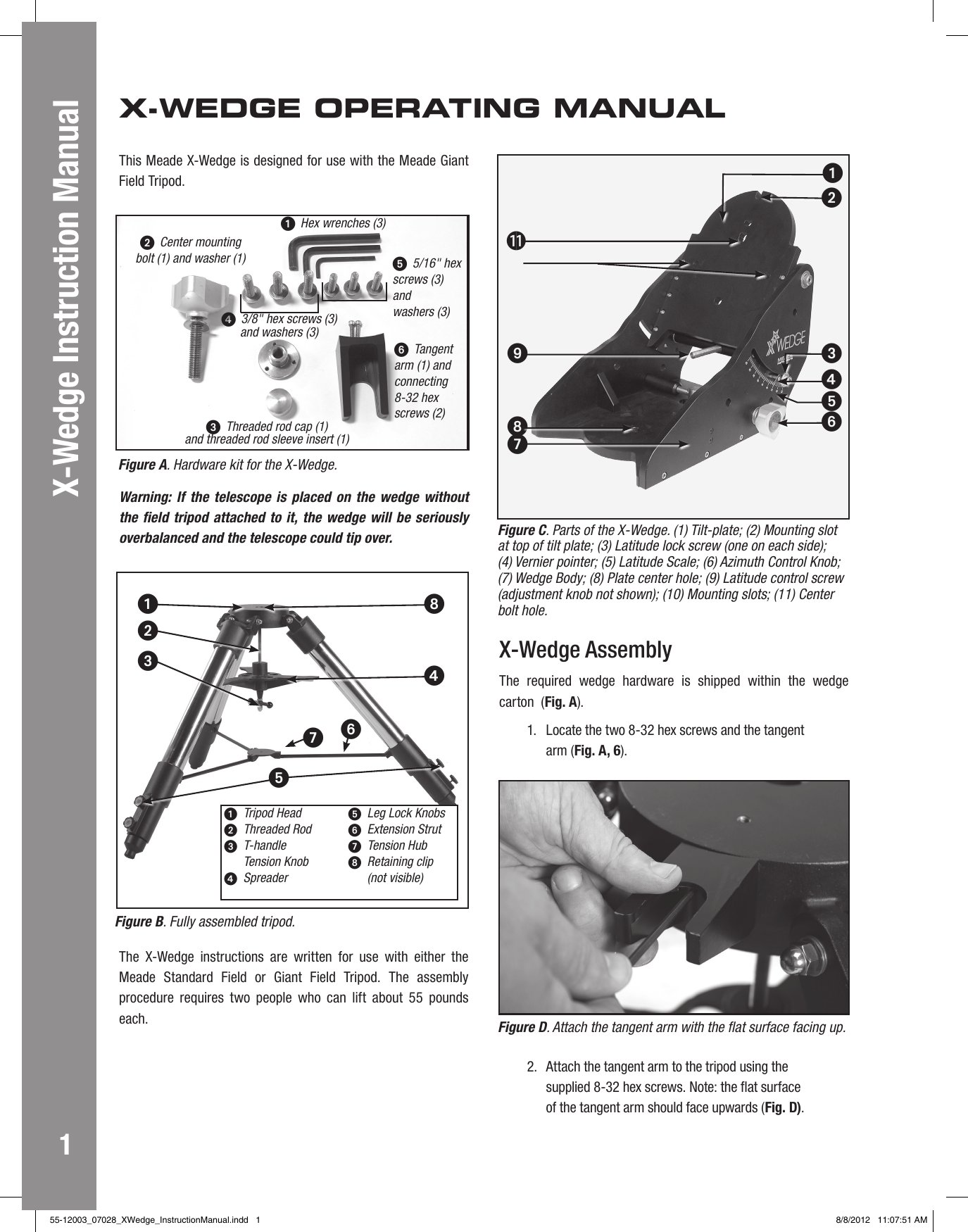 Page 2 of 8 - Meade Meade-X-Wedge-Instruction-Manual- Meade-x-wedge-instruction-manual
