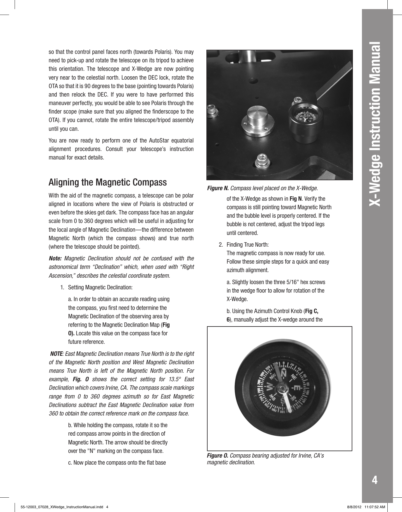 Page 5 of 8 - Meade Meade-X-Wedge-Instruction-Manual- Meade-x-wedge-instruction-manual