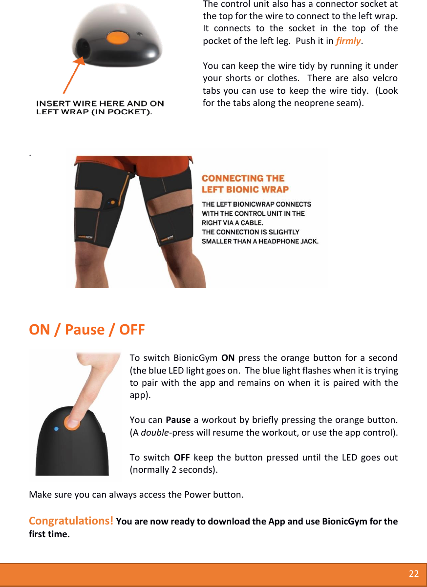 Page 23 of Medical Currents BG01 Bionic Gym fitness product User Manual Users manual