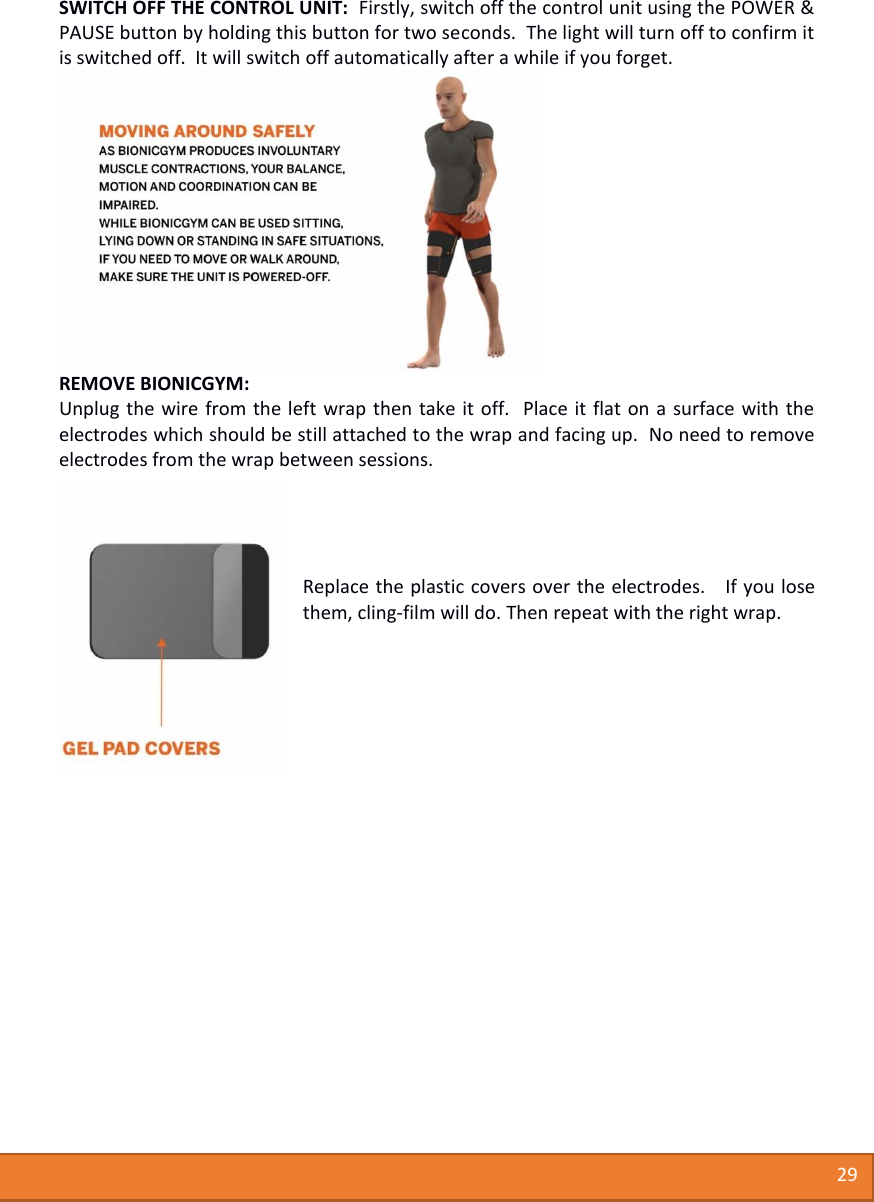 Page 30 of Medical Currents BG01 Bionic Gym fitness product User Manual Users manual