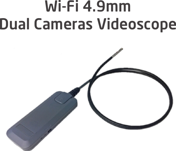 Wi-Fi 4.9mm Dual Cameras Videoscope