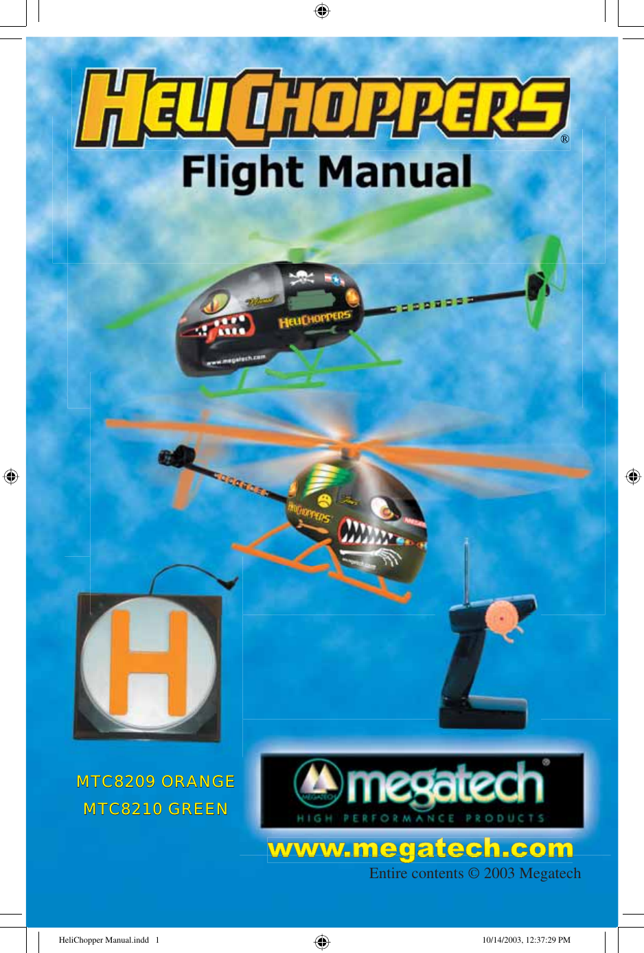 Page 1 of 12 - Megatech Megatech-Megatech-Motorized-Toy-Car-Mtc8209-Users-Manual-  Megatech-megatech-motorized-toy-car-mtc8209-users-manual