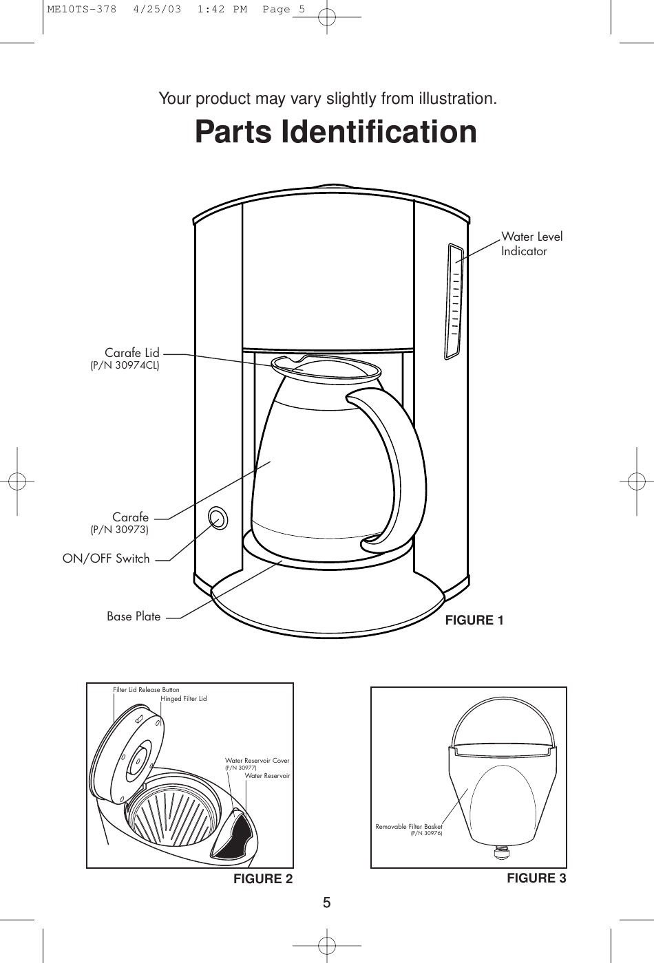 Page 5 of 12 - Melitta Melitta-Me10Ts-Users-Manual- MEFB4 Fastbrew  Melitta-me10ts-users-manual