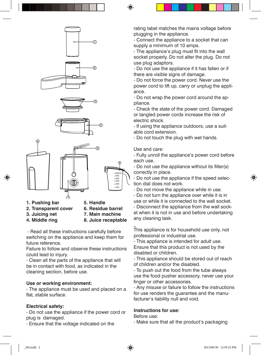 Page 2 of 4 - Mellerware 26300B User Manual  To The Ab97ed48-28c1-44ee-9154-5ac05226b821