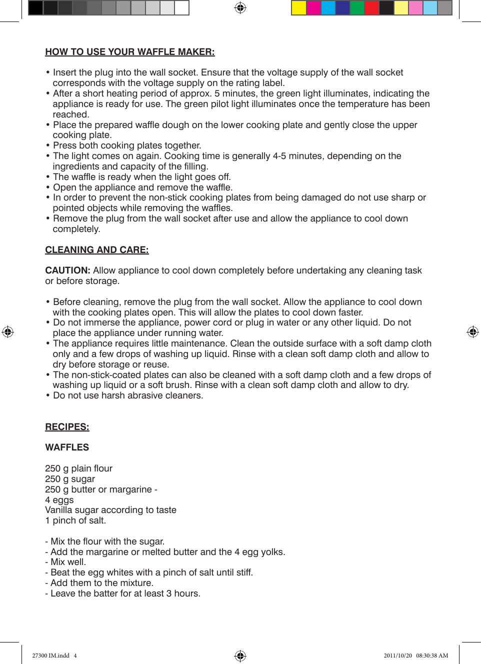 mellerware waffle maker