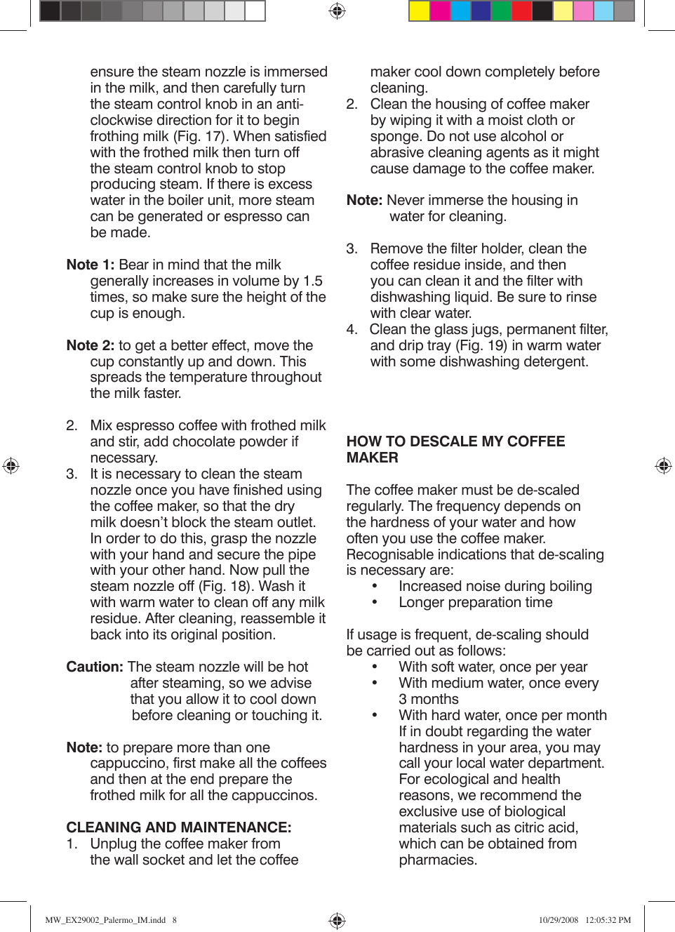 Page 8 of 11 - Mellerware Mellerware-Palermo-29002-Users-Manual- MW_EX29002_Palermo_IM  Mellerware-palermo-29002-users-manual