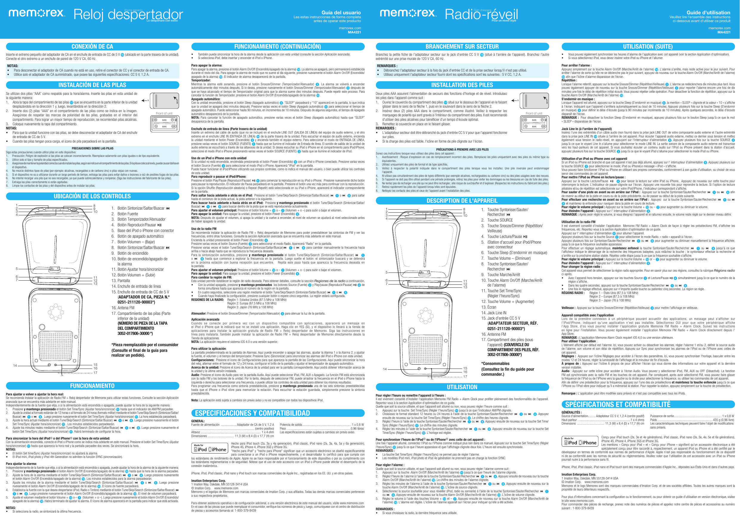 Page 2 of 2 - Memorex Memorex-Ma4221-Users-Manual-  Memorex-ma4221-users-manual