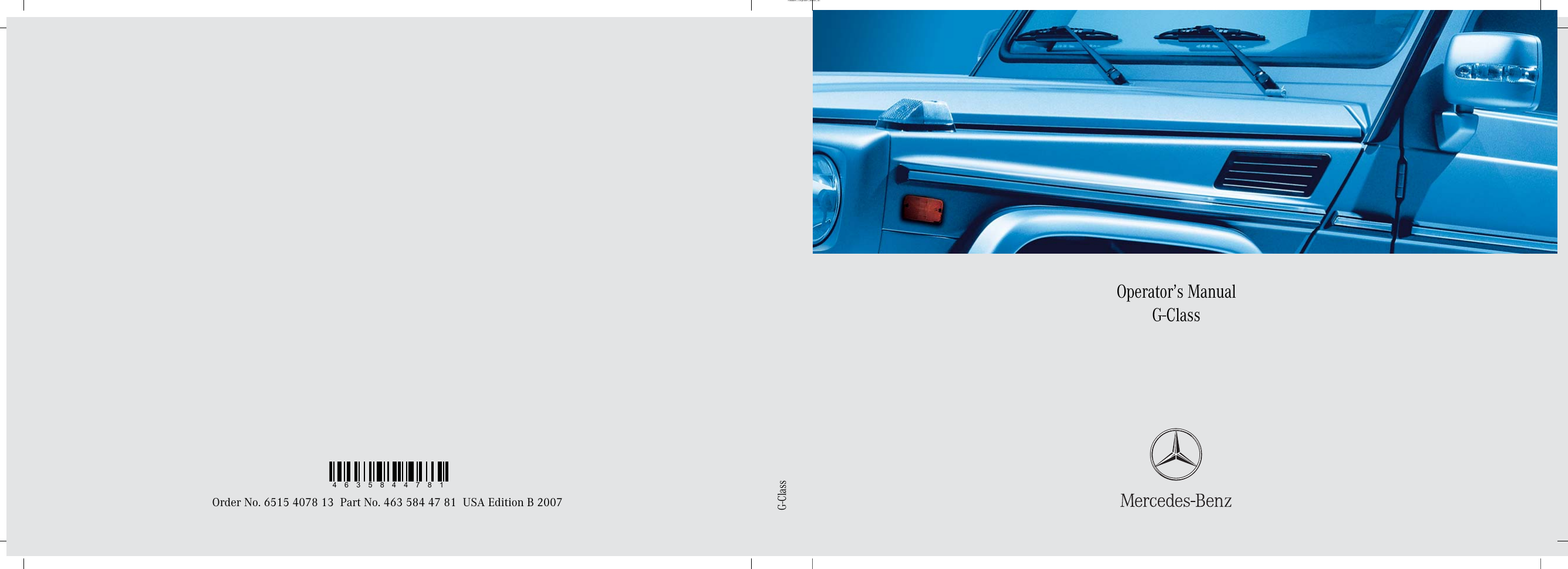 2007 MERCEDES BENZ OWNERS MANUAL PDF FREE DOWNLOAD visual data 5