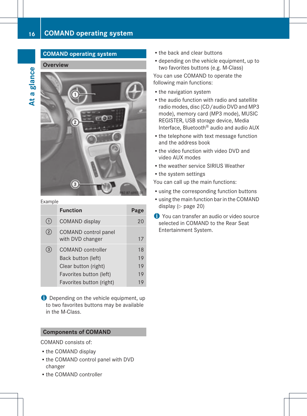 Mercedes Benz 12 E Class Command Manual Owners Za Comand Ntg4 5 Usa Edition B 12 1 En Us