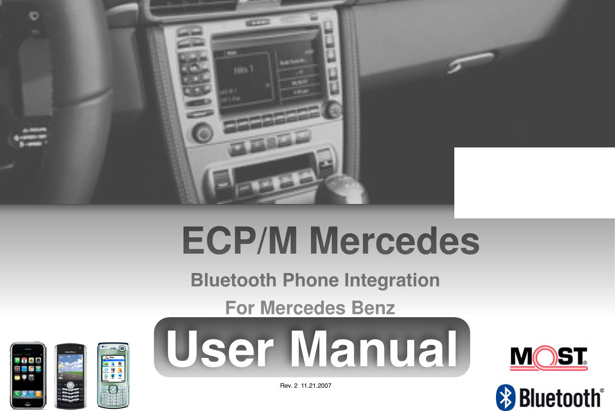 Page 1 of 10 - Mercedes-Benz Mercedes-Benz-Bluetooth-Phone-Integration-Ecp-M-Mercedes-Users-Manual- Tooki  Mercedes-benz-bluetooth-phone-integration-ecp-m-mercedes-users-manual