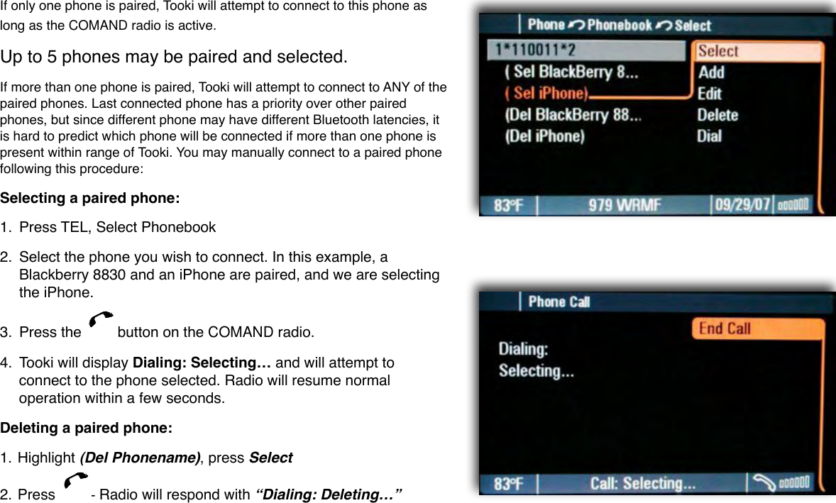 Page 4 of 10 - Mercedes-Benz Mercedes-Benz-Bluetooth-Phone-Integration-Ecp-M-Mercedes-Users-Manual- Tooki  Mercedes-benz-bluetooth-phone-integration-ecp-m-mercedes-users-manual