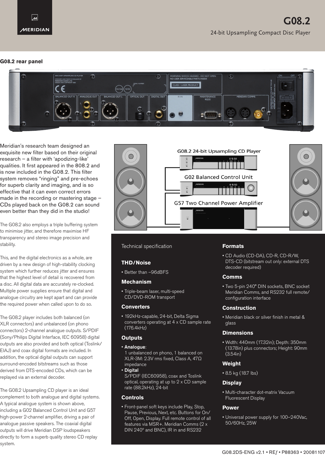 Page 2 of 2 - Meridian-America Meridian-America-G08-2-Users-Manual-  Meridian-america-g08-2-users-manual