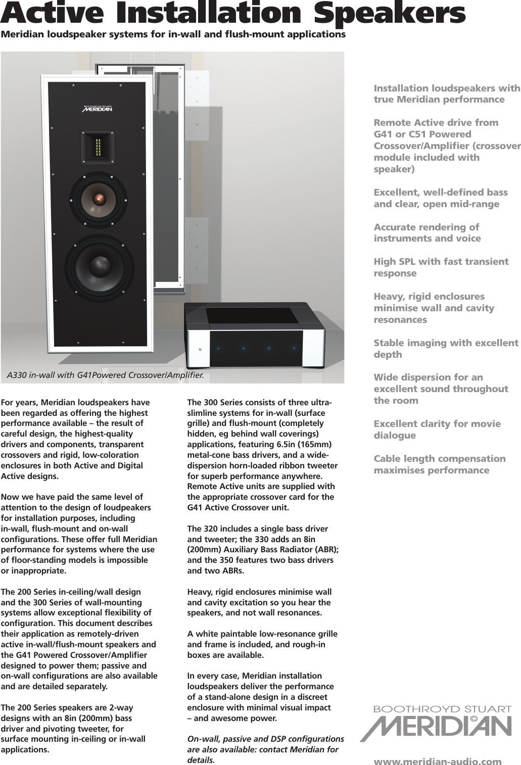 Page 1 of 4 - Meridian-Audio Meridian-Audio-G41-Users-Manual-  Meridian-audio-g41-users-manual