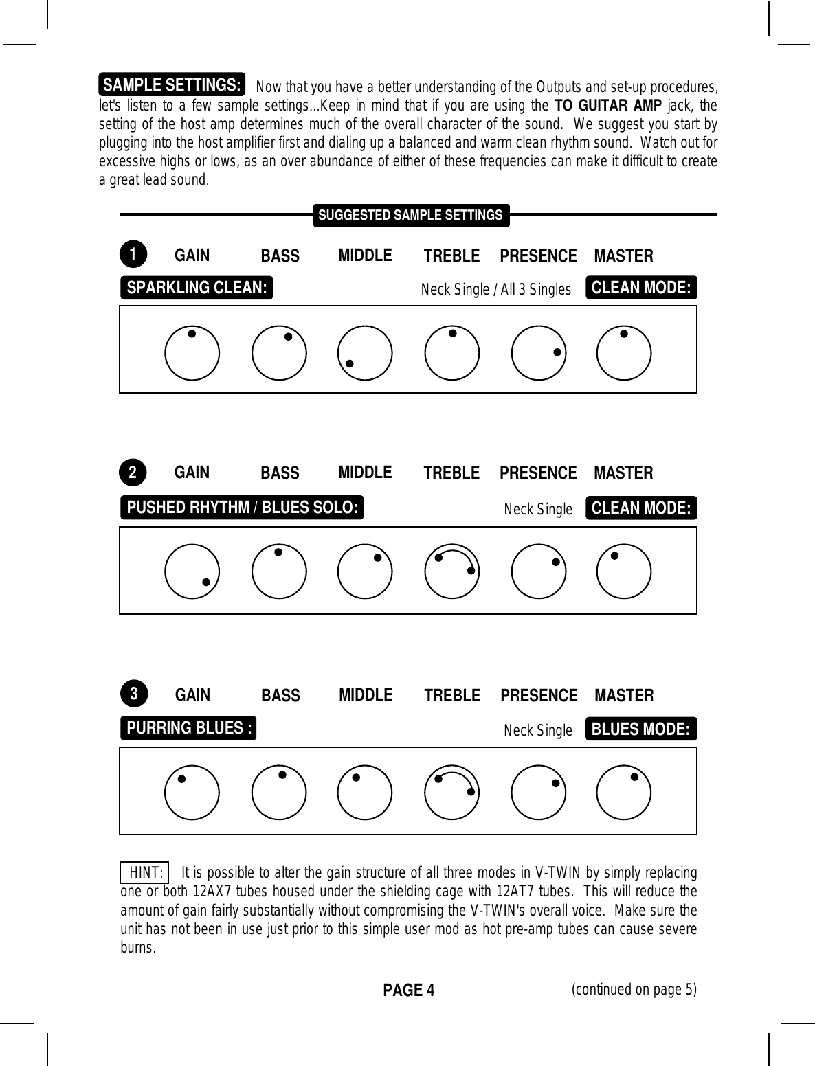 Page 7 of 10 - Mesa-Boogie Mesa-Boogie-V-Twin-Users-Manual-  Mesa-boogie-v-twin-users-manual