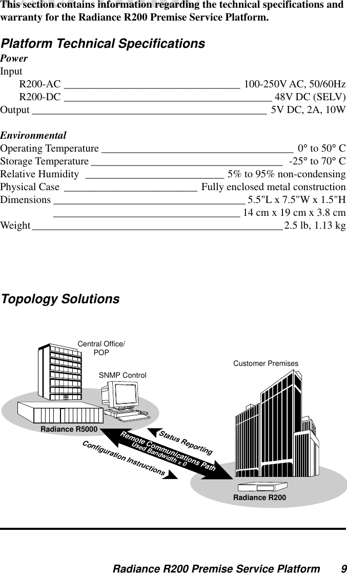 Metrobility Optical Systems R200 Users Manual 7517HS B MAN