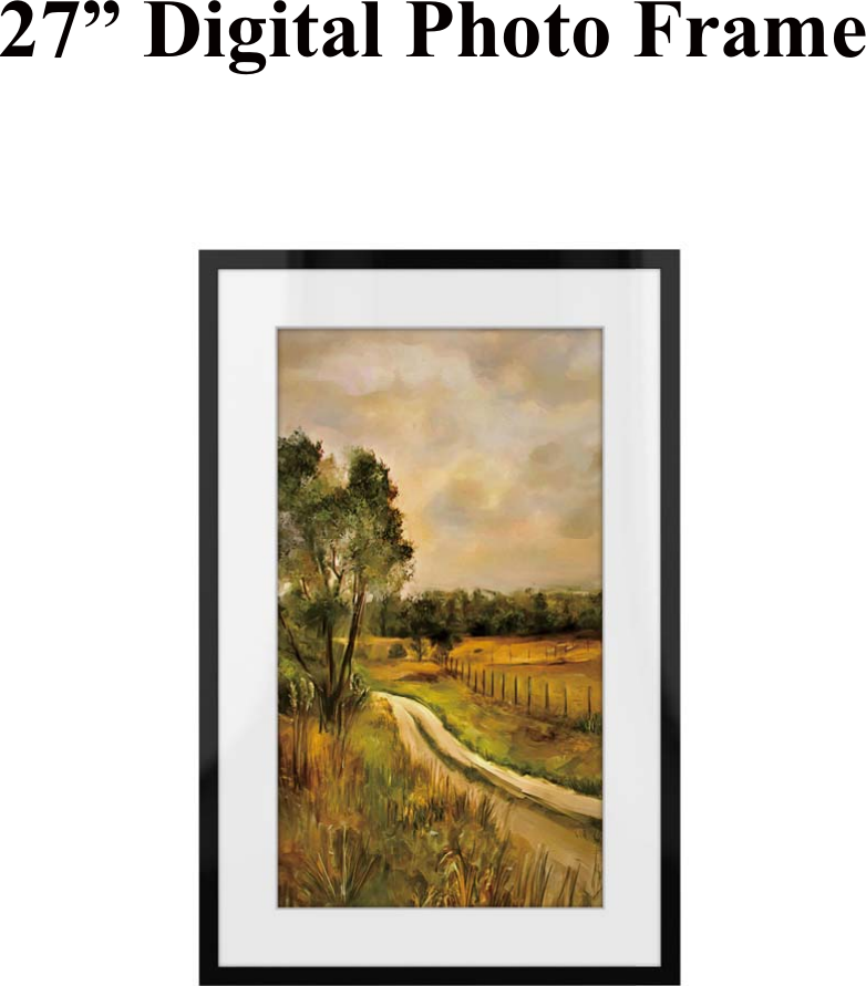 27” Digital Photo Frame