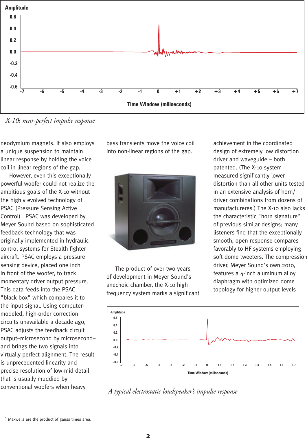 Page 2 of 4 - Meyer-Sound Meyer-Sound-X-10-Users-Manual- X-10  Meyer-sound-x-10-users-manual