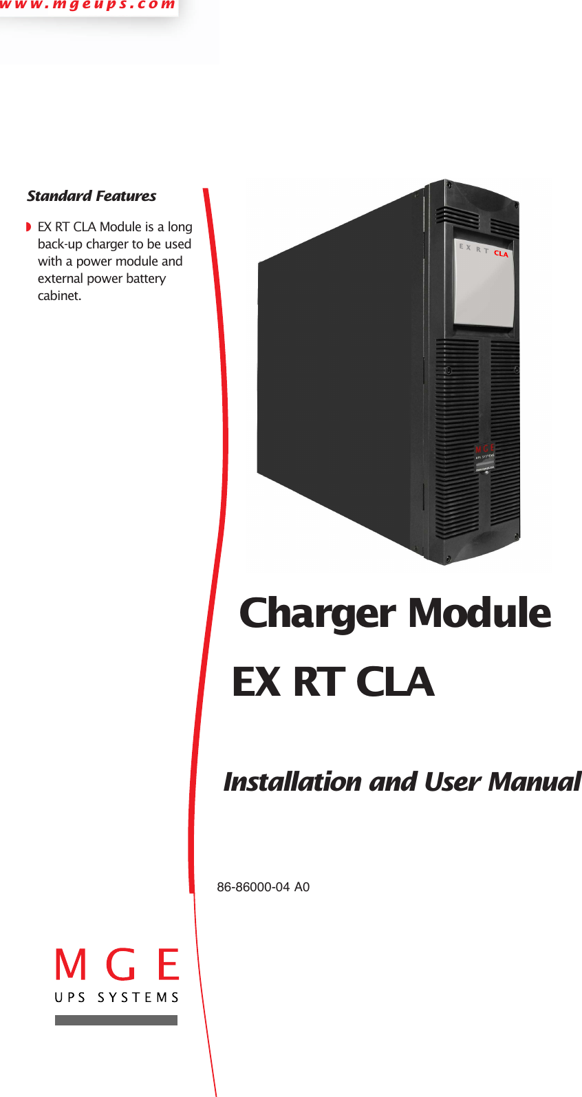 Page 1 of 6 - Mge-Ups-Systems Mge-Ups-Systems-Ex-Rt-Cla-Users-Manual- 86-86000-04 AO QS CLA  Mge-ups-systems-ex-rt-cla-users-manual