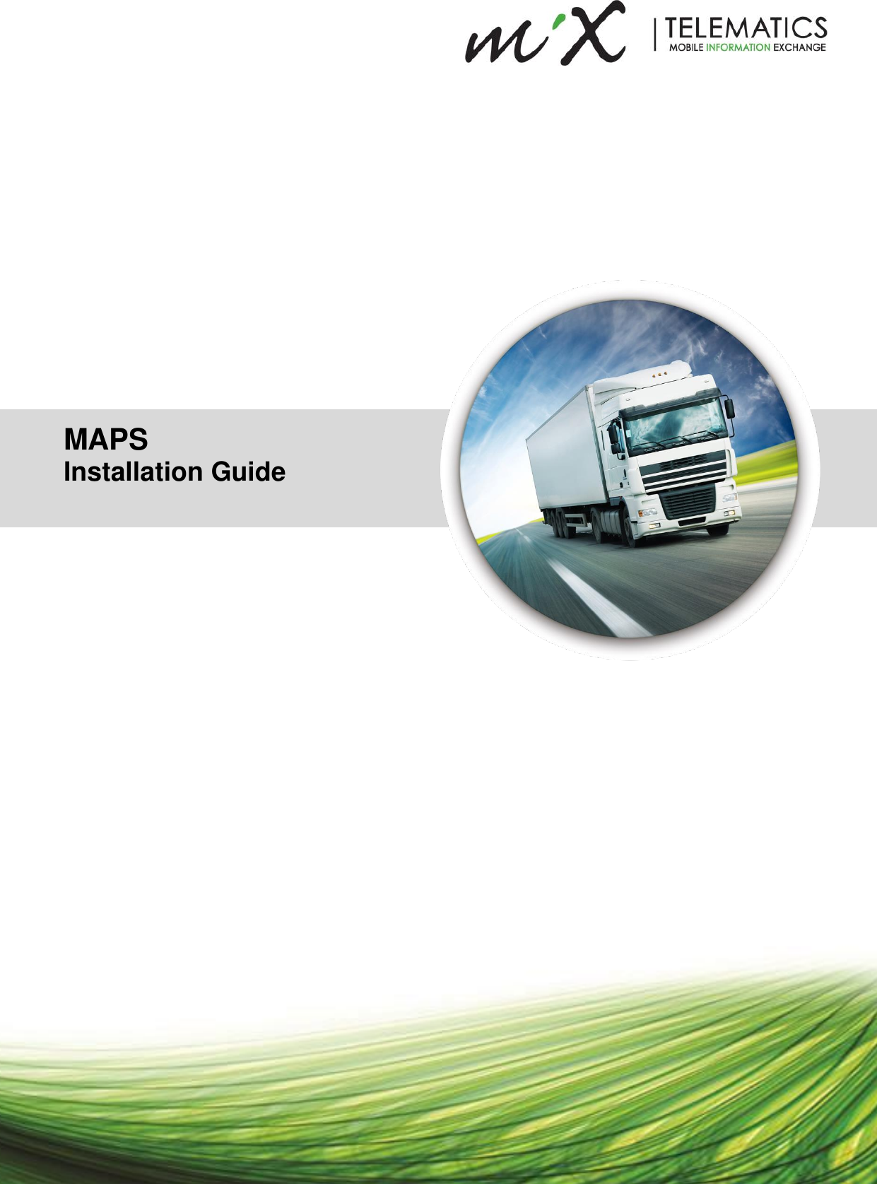               MAPS Installation Guide     