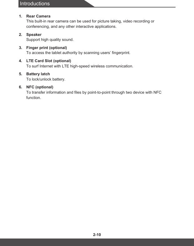 Page 18 of Micro Star MSNB32 Tablet PC User Manual 
