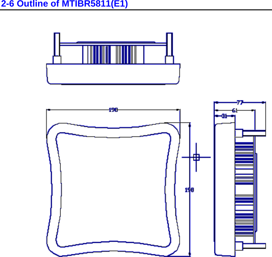 2-6 Outline of MTIBR5811(E1)  