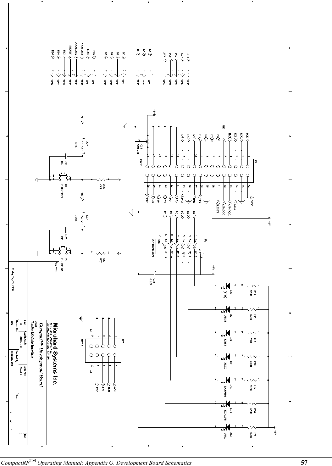 58 CompactRFTM Operating Manual: Appendix H.  Mechanical Drawing