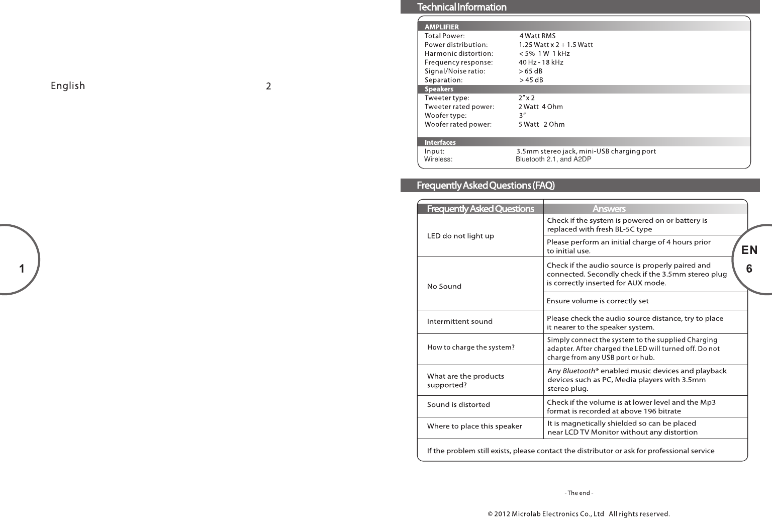 Wireless:                                 Bluetooth 2.1, and A2DP