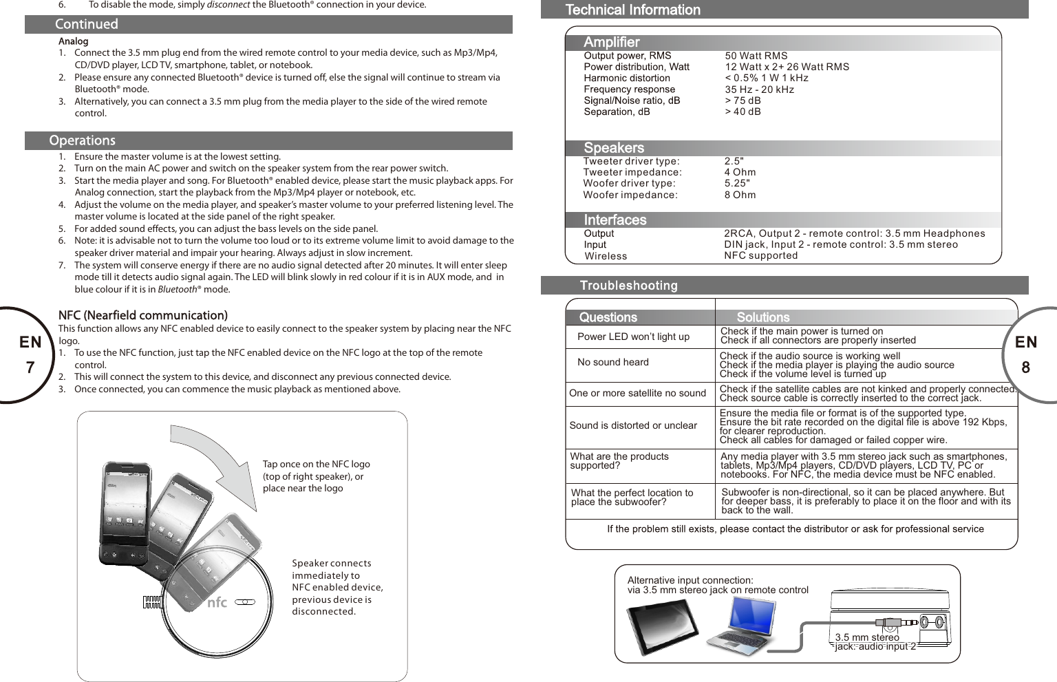 Page 5 of Microlab Electronics SLATE BLUETOOTH SPEAKER User Manual                      1