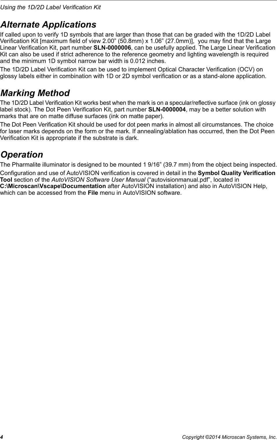 Page 4 of 4 - Using The 1D/2D Label Verification Kit  1d2dlabelverificationkitguide