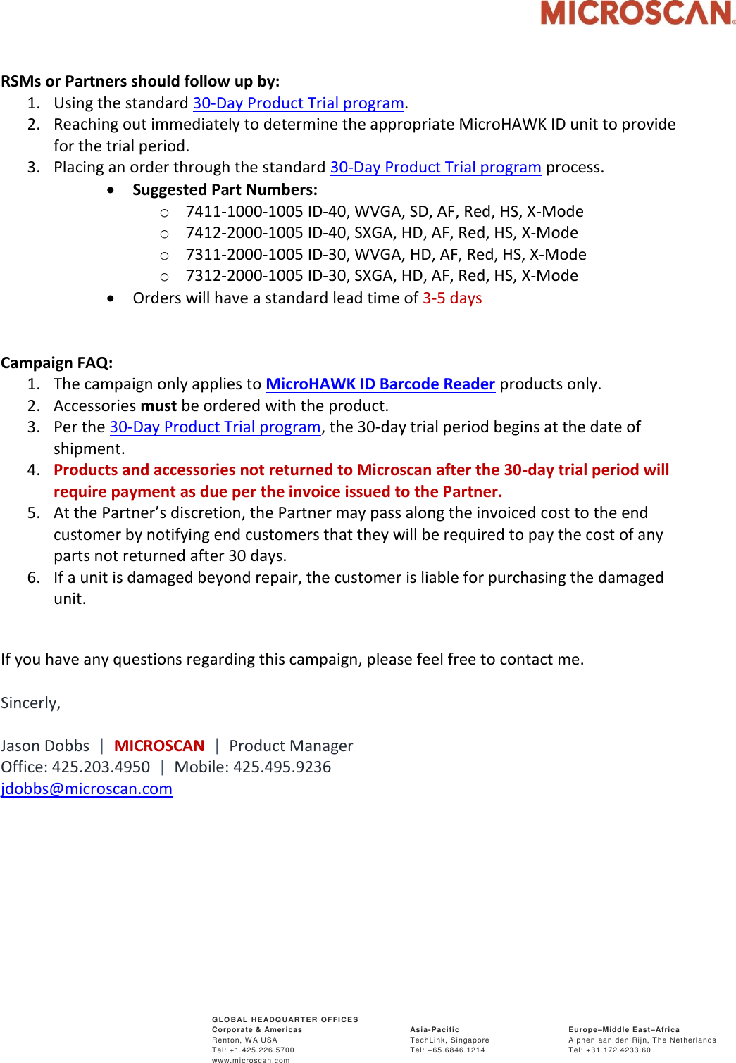 Page 2 of 2 - Microscan  2016-08-09 Micro HAWK-30-Day-Trial-Offer-Notice