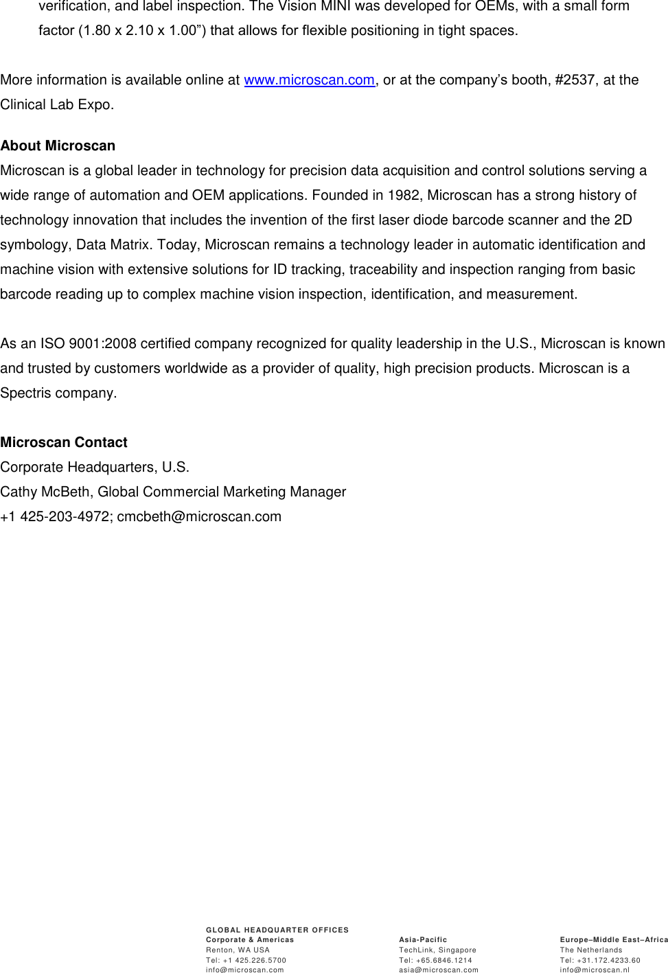 Page 2 of 2 - Microscan AACC 2012