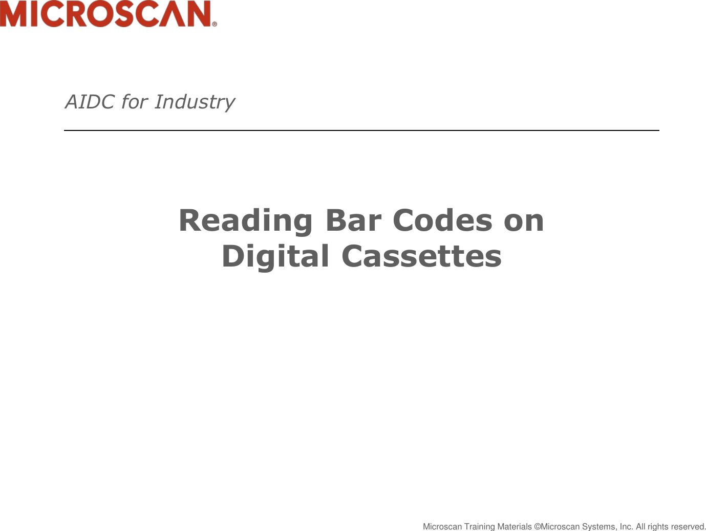 Page 1 of 7 - 1  Bar Codes In Automated Storage