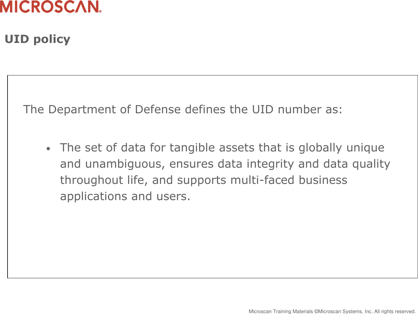 Page 2 of 10 - Microsoft - DPMI UID Format Validation