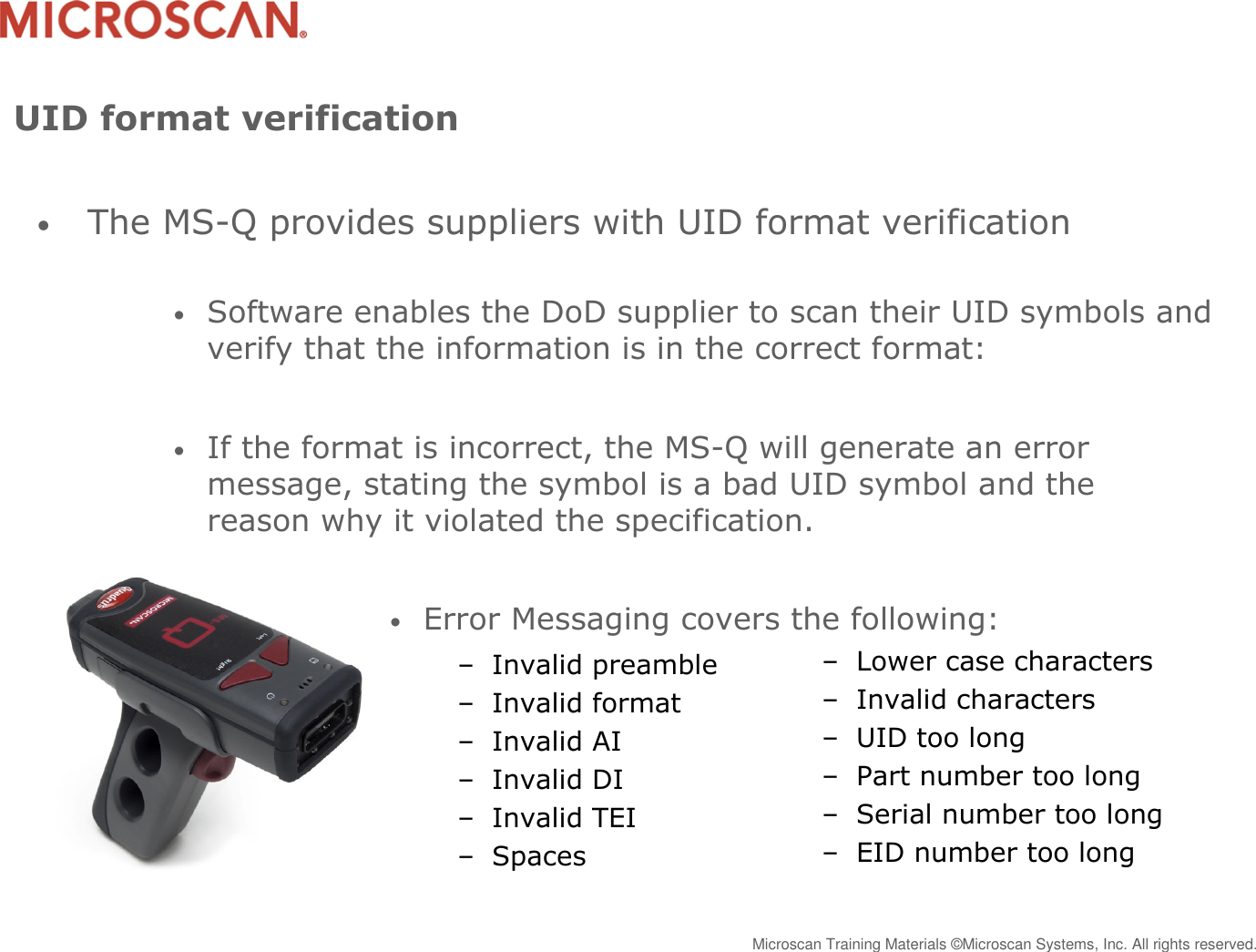 Page 8 of 10 - Microsoft - DPMI UID Format Validation