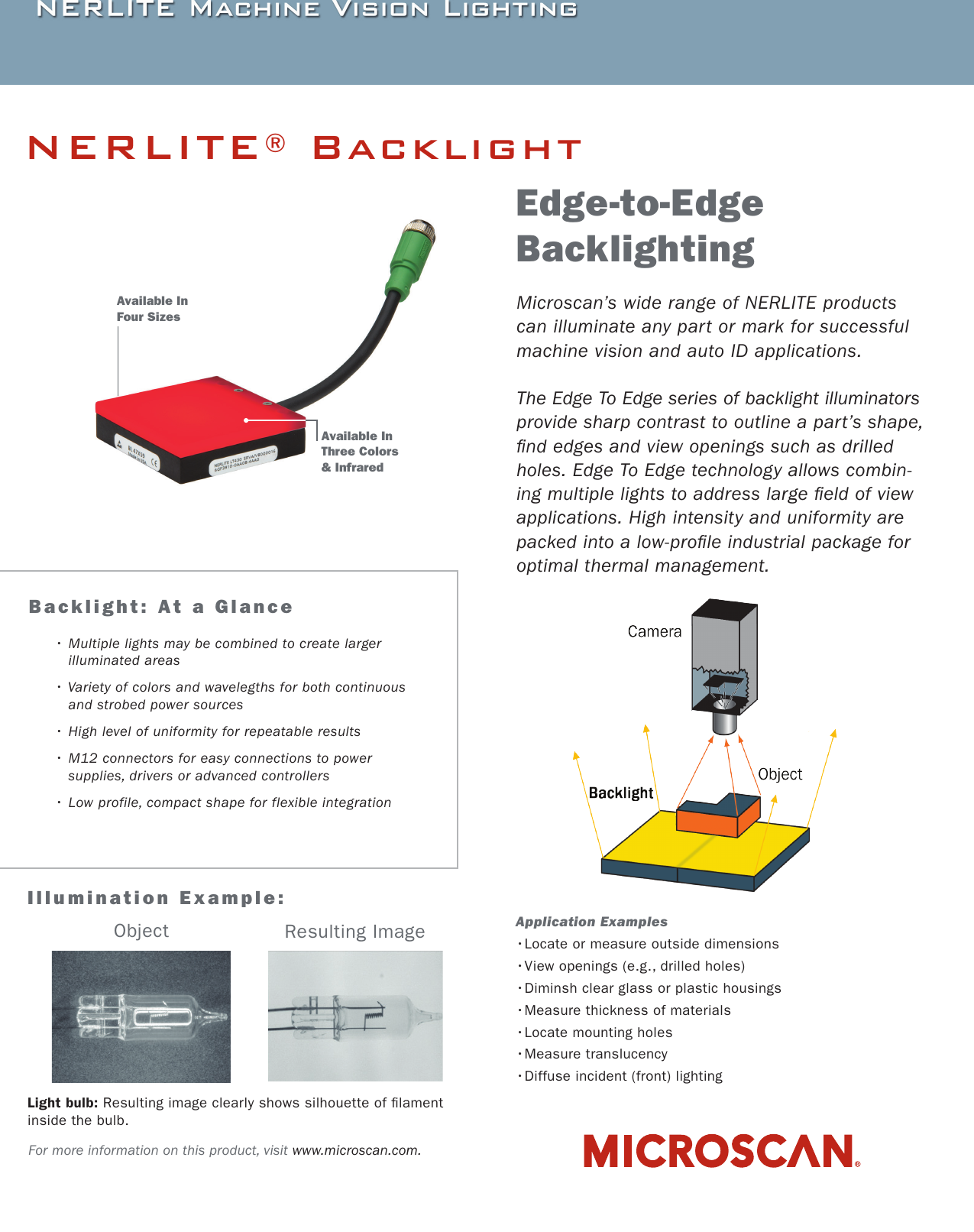 Page 1 of 2 - Edge-to-Edge Backlight Specification Sheet  Edgebacklight Spec