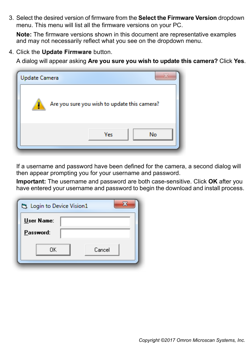 Page 2 of 4 - MicroHAWK MV Firmware Update Guide  HAWK MV-4000