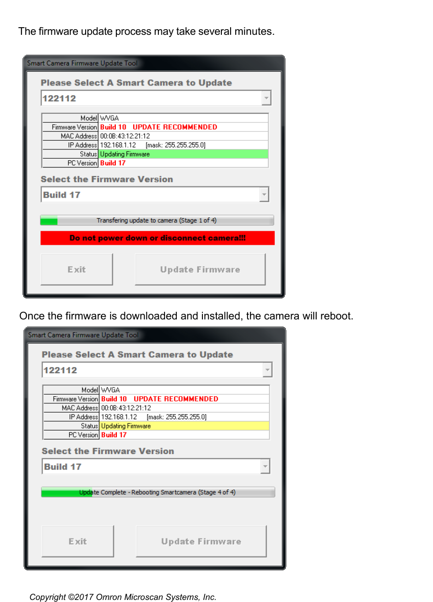 Page 3 of 4 - MicroHAWK MV Firmware Update Guide  HAWK MV-4000