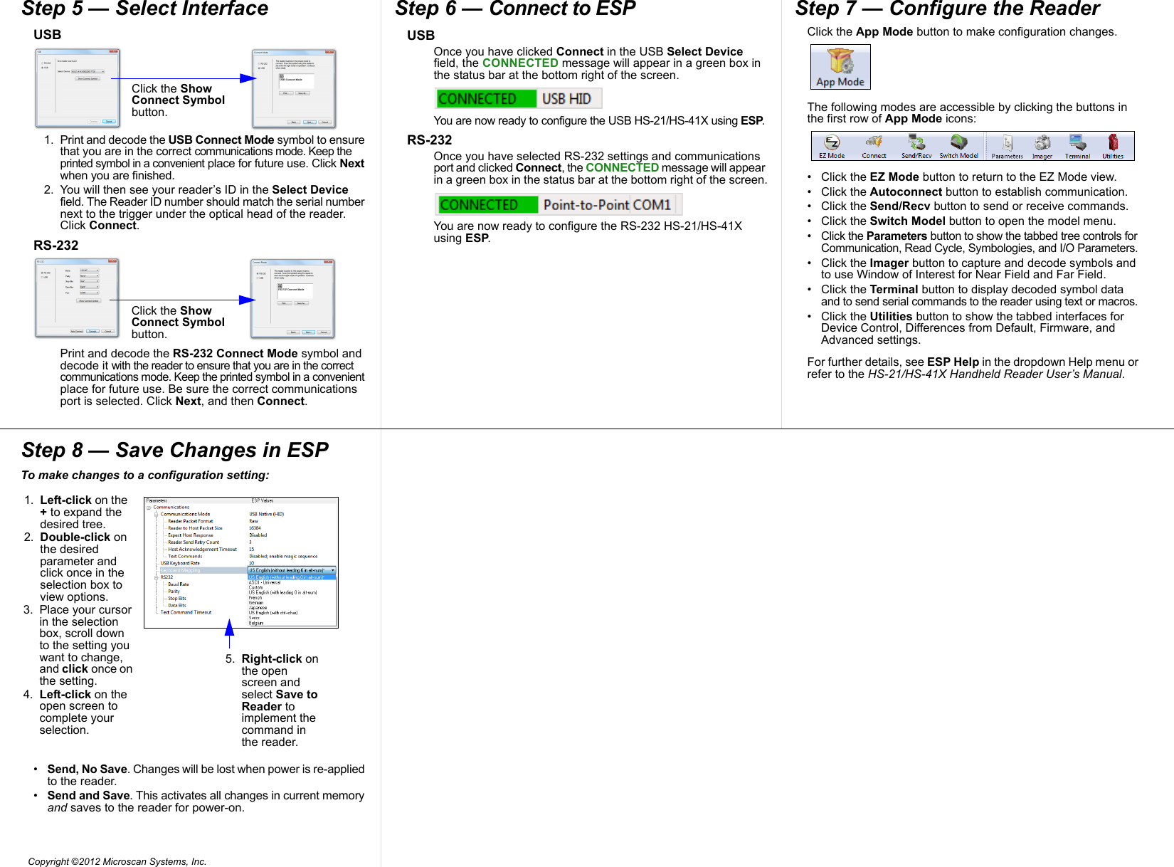Page 2 of 2 - HS-21 And HS-41X Handheld Reader Quick Start Guide Hs21hs41xquickstartguide