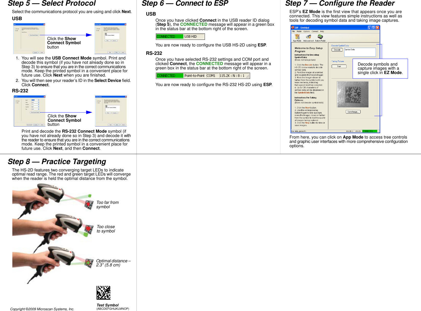 Page 2 of 2 - HS-2D Handheld Reader Quick Start Guide  Hs2dquickstartguide