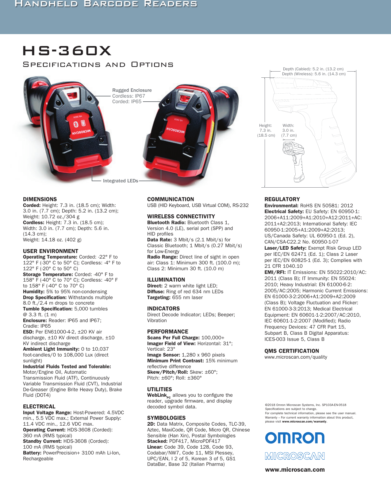 Page 1 of 2 - HS-360X Specification Sheet  Hs360xspec.en