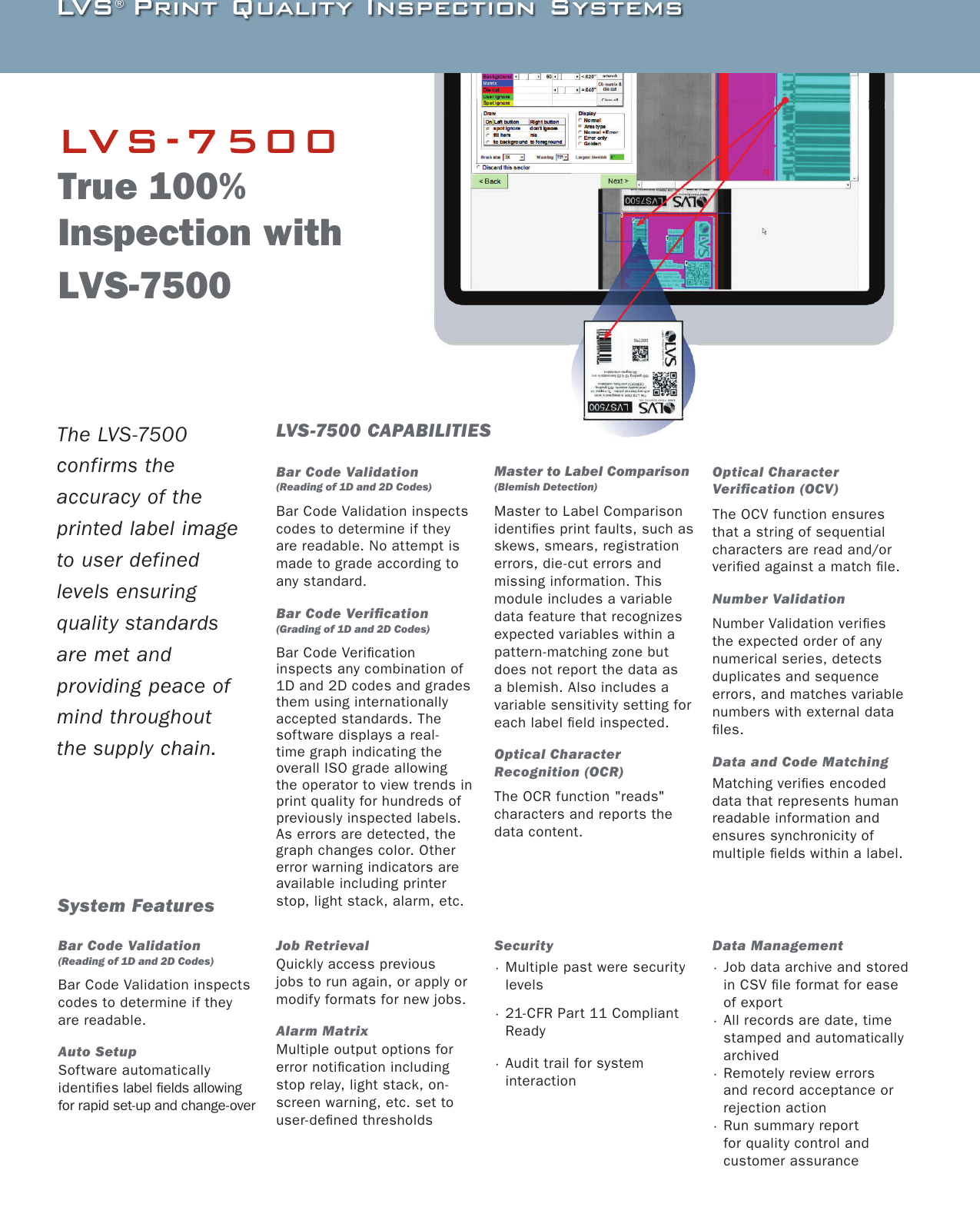 Page 2 of 3 - LVS-7500 Print Quality Inspection System Lvs7500extsysbrochure.en