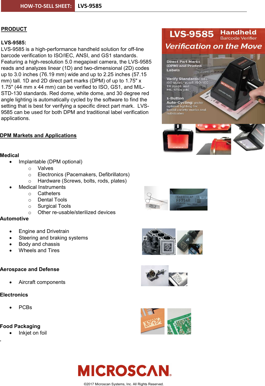 Page 1 of 4 - LVS-9585 _howtosellsheet_fkx  Howtosellsheet Fk