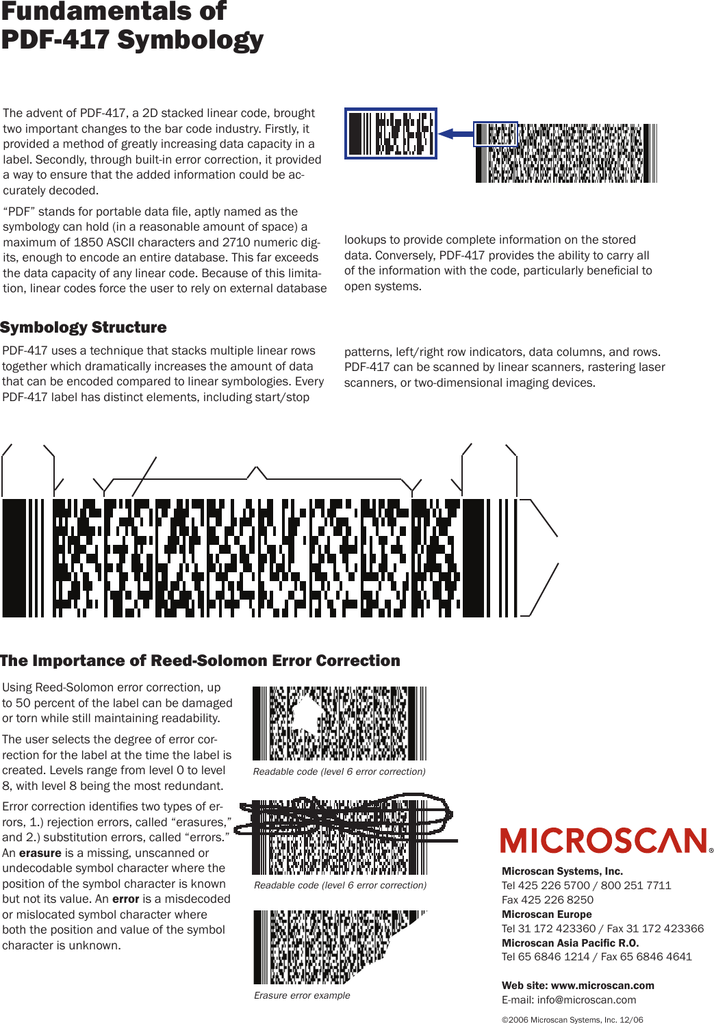 Page 1 of 2 - PDF417sheet