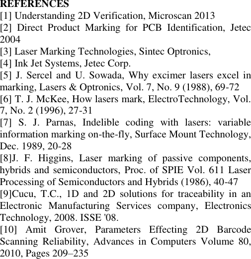 Page 5 of 5 - Readability Of Directly-Marked Traceability Symbols On PCBs