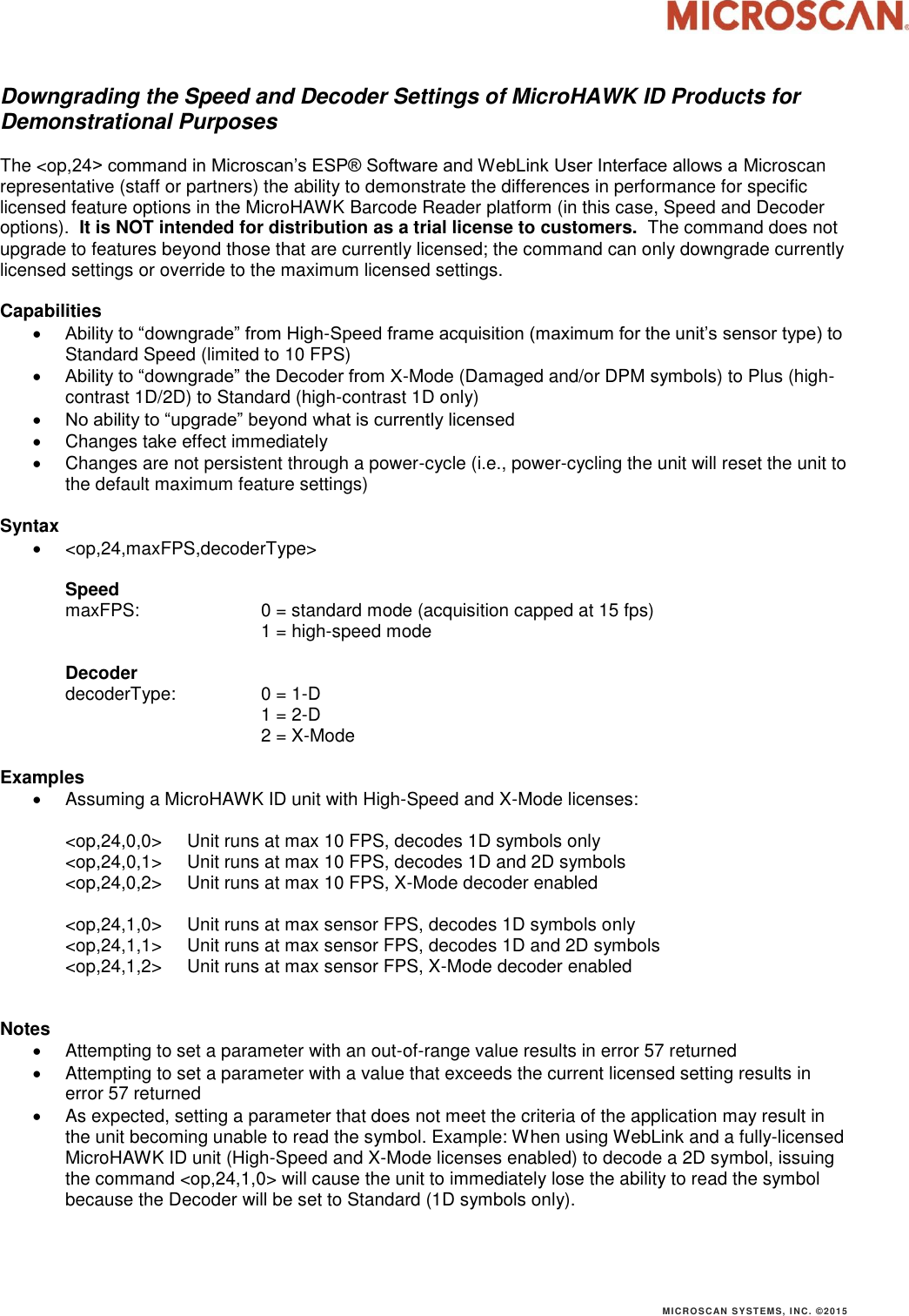 Page 1 of 1 - Microscan  Tech Downgrade-speed-decoder-for-mh-demo