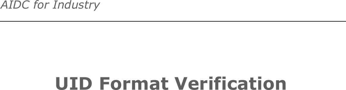 Page 1 of 10 - 1  Tech Uid-verification
