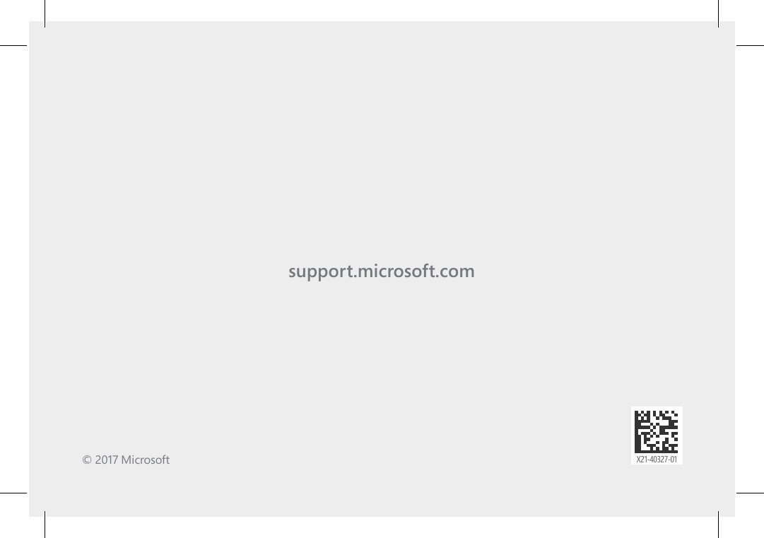 X21-40327-01© 2017 Microsoftsupport.microsoft.com