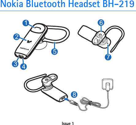 Nokia Bluetooth Headset BH-219Issue 181234567