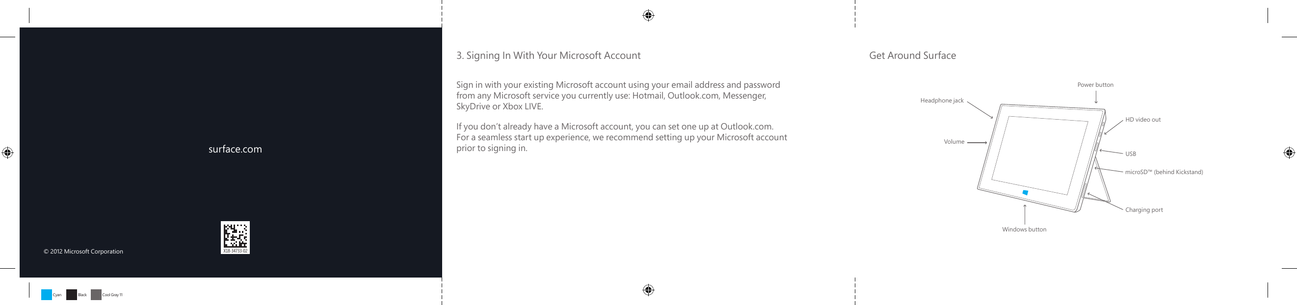 Page 2 of 2 - Microsoft Microsoft-Surface-Pro-2-Get-Around-Quick-Start-Manual- Microsoft-surface-pro-2-get-around-quick-start-manual