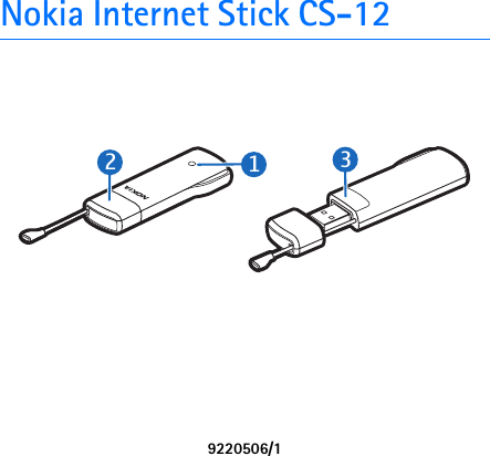 Nokia Internet Stick CS-129220506/1123